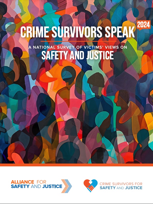 The cover of Crime Survivors Speak 2024